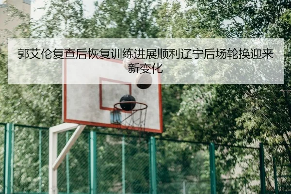 郭艾伦复查后恢复训练进展顺利辽宁后场轮换迎来新变化